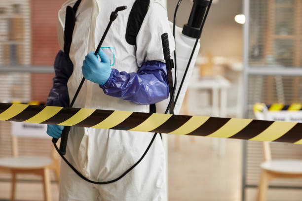 Professional Blood Cleanup technician working in Dunning, NE